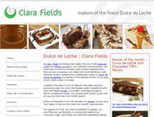 Tablet Screenshot of clarafields.com